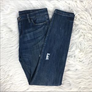 BLANK NYC HIGH RISE DISTRESSED SKINNY JEANS 29